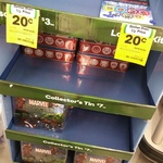 Marvel Heroes Collectors Tin $0.20 @ Woolworths