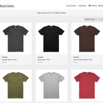AS Colour T-Shirts $9.95 (+ Shipping) @ BasicTees