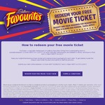 Buy Cadbury Favourites 540g and Redeem a Free Movie Ticket