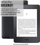 Win a Kindle Paperwhite 3G eReader Worth $247 from Australian Country
