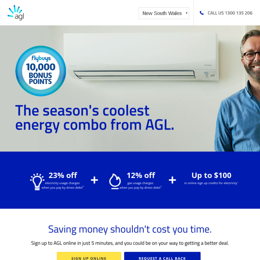 Collect 10 000 BONUS FlyBuys POINTS When You Join AGL OzBargain