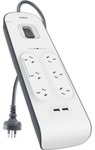 Belkin BSV604AU2M 6 Outlet Surge Protected Power Board $19 Instore or + Delivery @ MSY