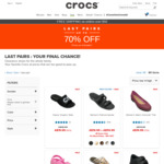 Crocs Shoes From $11 + Shipping (Free Shipping over $50) @ Crocs