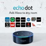 Amazon Echo Dot $39.00 PLUS Free Cover (Charcoal, Sandstone or IndigoBlue) + Post (Free $49+/Prime) @ Amazon