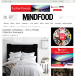 Win a Private Collection Linen Pack Worth $509 from MiNDFOOD