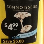 [QLD] ½ Price Connoisseur Ice Cream Varieties 1L $4.99 @ Drakes
