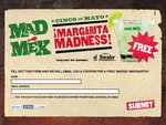 Mad Mex - One free 'Margo' Margarita with any main meal purchase