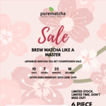 Purematcha 6 Piece Ceremonial Matcha Tea Set for $99 + 3 BONUS Items & FREE Shipping Australia Wide (Valued at $140) @Purematcha