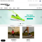 20% off Storewide Online, Free Postage on Orders over $100 @ Saucony