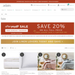 Afteryay Sale - 20% off Full Price Items, Sale Items Already More than 20% off @ Adairs