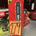 Ozito 36v Cordless Chainsaw Kit w/ 2x 3.0ah Batteries $279 @ Bunnings