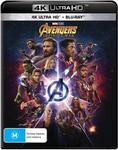 Avengers: Infinity War (4K Ultra HD + Blu-Ray) $15.98 + Delivery ($0 with Prime/ $39 Spend) @ Amazon AU