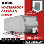 X-BULL Caravan Campervan Cover 20-22ft Heavy Duty UV Carry Bag Waterproof $96.90 Delivered @ Superxbull-Au eBay