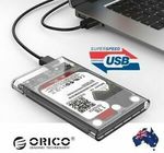 Orico USB 3.0 SSD Enclosure - 2 for $12, Baseus QC3 USB-C Charging Cable - 2 for $12 + Del ($0 w/eBay Plus) @ Apus Express eBay