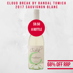 Cloudbreak Sauvignon Blanc by Randal Tomich 68% off $9.50 a Bottle ($144 a Case) and $10 Per Case to Bush Fire Relief @ Winenutt