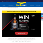 Win a Sony Home Theatre Package Valued at $9,486 from Bottlemart [Purchase Asahi]
