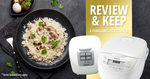 Win 1 of 4 Chances to Review & Keep a Panasonic Rice Cooker Worth $129 / $199 Each from Panasonic