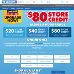 Get $20 Store Credit on $120+ Spend, $40 on $240+, $80 on $380+ @ The Good Guys