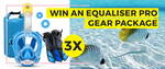 3 Packages of Equaliser Pro Snorkel Gear for 3 Lucky Winners from Ninja Shark
