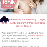 Free $10 Credit (No Min. Spend) @ Baby Bunting (Existing Members)