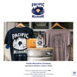 Win 1x 700ml Pacific Moonshine, 1x Case of Stone & Wood Pacific Ale, 2x Tee Shirt from Cape Byron Distillery