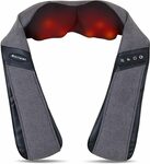 Boriwat Neck and Back Massager with Heat $39.99 Delivered @ YR Innovation via Amazon AU