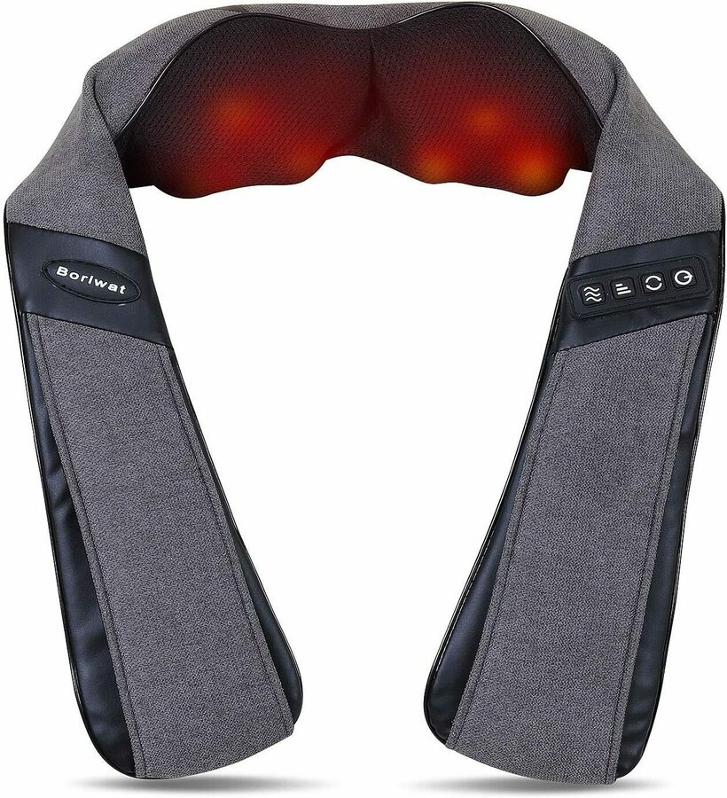 Boriwat Neck and Back Massager with Heat $39.99 Delivered @ YR ...