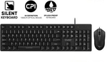 ALCATROZ (Xplorer C3300 Silent) (Grey) Wired Keyboard + Mouse Desktop Combo $6 C&C /+ Delivery @ MSY