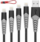 iPhone Charger Cable, Lightning Cable 4pack 1m 1m 2m 2m $15.11 + Delivery ($0 with Prime/ $39 Spend) @ HARIBOL Amazon AU