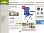 Kathmandu Folding Chair, Steel Frame, Superb Quality $25 Free Delivery!