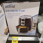 [ACT] Mistral 3.5L Air Fryer $24.50 (Was $49) @ Woolworths (Canberra Airport)