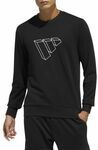 adidas Future Icon Crew Sweatshirt Mens Black (Size S/M/L/XL/XXL) $29.99 (Was $89.99) + Delivery (Free C&C) @ The Athletes Foot