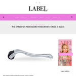 Win a Manicare Microneedle Derma Roller, Valued at $39.95 from Label Magazine