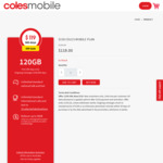 Coles Mobile 365-Day 120GB Starter Pack $119 (Was $150, New Customers only) @ Coles