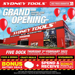 [NSW] Sydney Tools Five Dock Opening Offer: Receive up to 20% Back as Points (Valid for 7 Days)