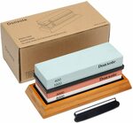 Donxote Knife Sharpening Stone, 400/1000 3000/8000 Double Side Grit Waterstone $35.69 + Delivery ($0 Prime/ $39 Spend) @ Amazon