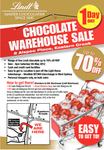 Lindt Chocolate Warehouse Sale (Eastern Creek NSW) 9am-4pm Saturday 5th May up to 70% off 