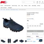 Functional Water Shoes $15 (Was $25) + $10 Delivery (Free C&C/in-Store) @ Kmart