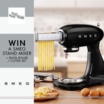 Win a Smeg Stand Mixer & Pasta Attachment Worth $1,098 from Smeg Australia