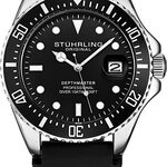 Stuhrling Original Men's Watch Dive Watch Silver 42mm US$65.65 (~A$96.80) Delivered @ Stührling Amazon US