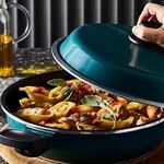 Win 1 of 2 Bessemer Multi Frypan and Universal Lid - Teal (32cm) Worth $539.98 from Bessemer