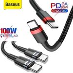 Baseus 60W USB-C to USB-C Cable 1m $6.33 ($6.19 with eBay Plus) Delivered & More @ Baseus eBay