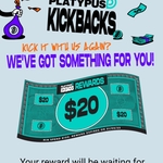 Platypus Kickbacks Members: $20 Off $100 Minimum Spend @ Platypus Shoes