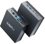 Kamrui AM07 Mini PC Ryzen 5 5560U, 16GB DDR4, 512GB NVMe SSD, Triple Display US$266.14 (~A$392) Delivered @ KAMRUI Amazon US