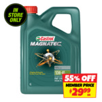 Castrol Magnatec 10W40 Engine Oil 6L $29.99 (Members Price) in-Store Only @ Autobarn