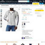 [Prime] Tommy Hilfiger Men's Hoodie (Grey Heather) $59 (was $140) Delivered @ Amazon AU
