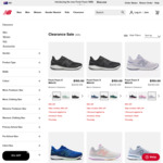 Extra 25% off Clearance Items + $10 Delivery ($0 for $100 Orders) @ New Balance
