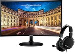 Samsung CF390 23.5" FHD Curved Monitor + SteelSeries Arctis 1 $118 + Delivery ($0 C&C/in-Store) + Surcharge @ Centre Com