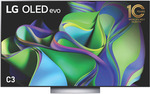 LG OLED Evo C3 77" 4K UHD TV 2023 $4557 ($4443.15 with Plus) + $55 Delivery ($0 C&C) @ The Good Guys eBay
