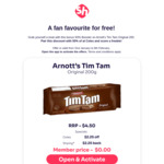 $2.25 Cashback as Shping Rewards on Tim Tam Classic 200g (Currently $2.25 at Coles) @ Shping (Activation Required)